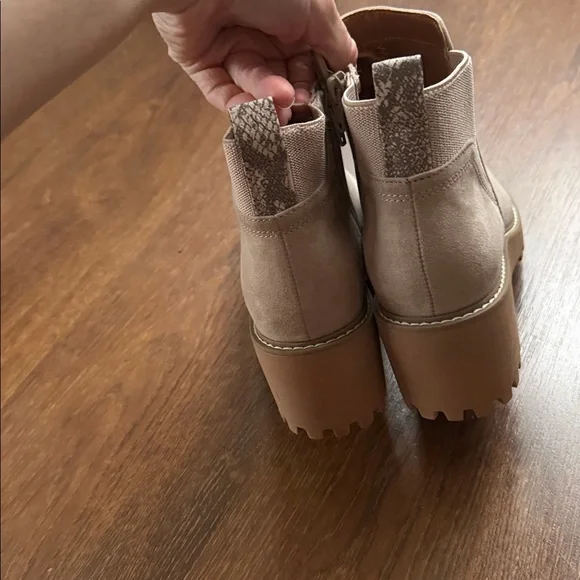 Target Women's Beige Ankle Booties - Picture 2 of 5